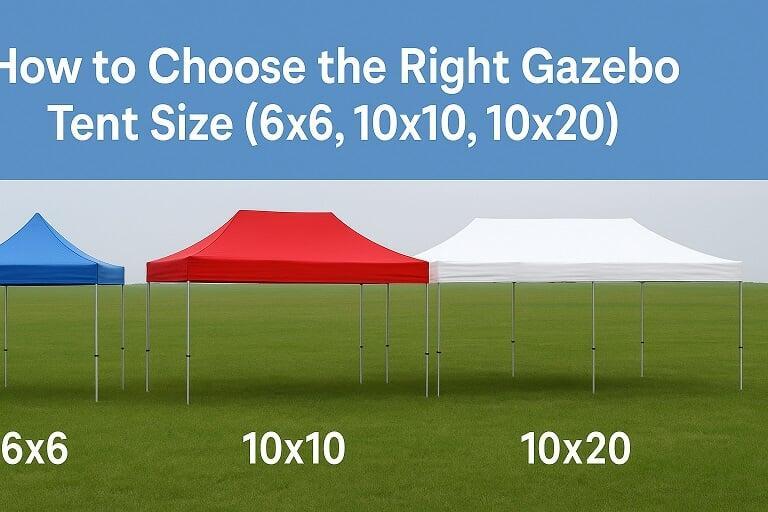 Gazebo Canopy Pop Up Tent Size